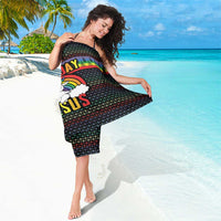 LGBT Not Today Jesus Sarong Rainbow Christmas DT04 - Wonder Print Shop