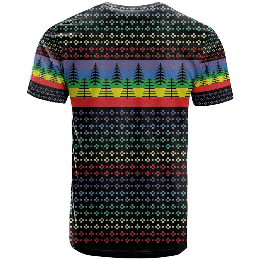 LGBT Not Today Jesus T Shirt Rainbow Christmas DT04 - Wonder Print Shop