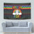LGBT Not Today Jesus Tapestry Rainbow Christmas DT04 - Wonder Print Shop