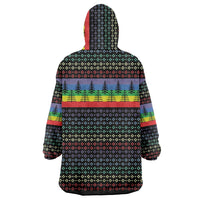 LGBT Not Today Jesus Wearable Blanket Hoodie Rainbow Christmas DT04 - Wonder Print Shop
