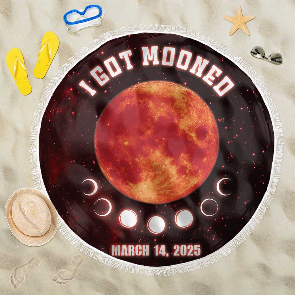 Blood Moon 2025 Beach Blanket Total Lunar Eclipse