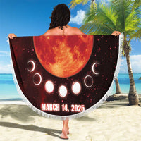 Blood Moon 2025 Beach Blanket Total Lunar Eclipse
