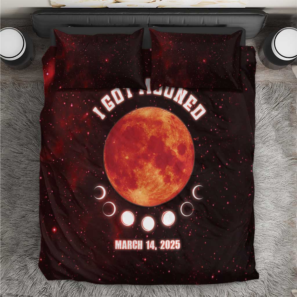 Blood Moon 2025 Bedding Set Total Lunar Eclipse