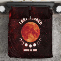 Blood Moon 2025 Bedding Set Total Lunar Eclipse