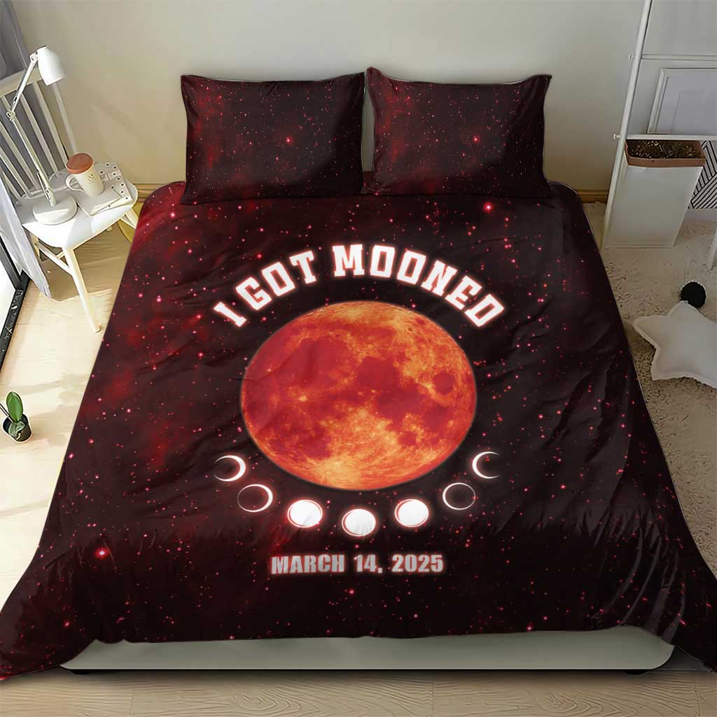 Blood Moon 2025 Bedding Set Total Lunar Eclipse