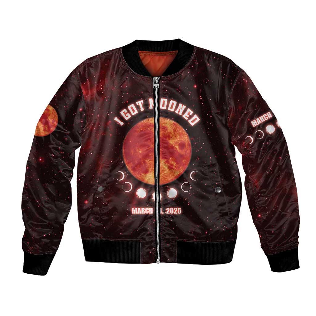 Blood Moon 2025 Bomber Jacket Total Lunar Eclipse