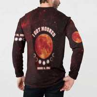 Blood Moon 2025 Button Sweatshirt Total Lunar Eclipse