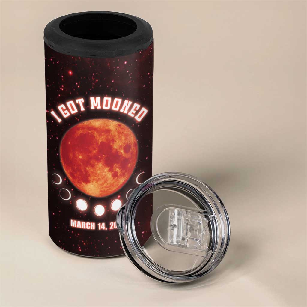 Blood Moon 2025 4 in 1 Can Cooler Tumbler Total Lunar Eclipse