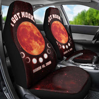 Blood Moon 2025 Car Seat Cover Total Lunar Eclipse