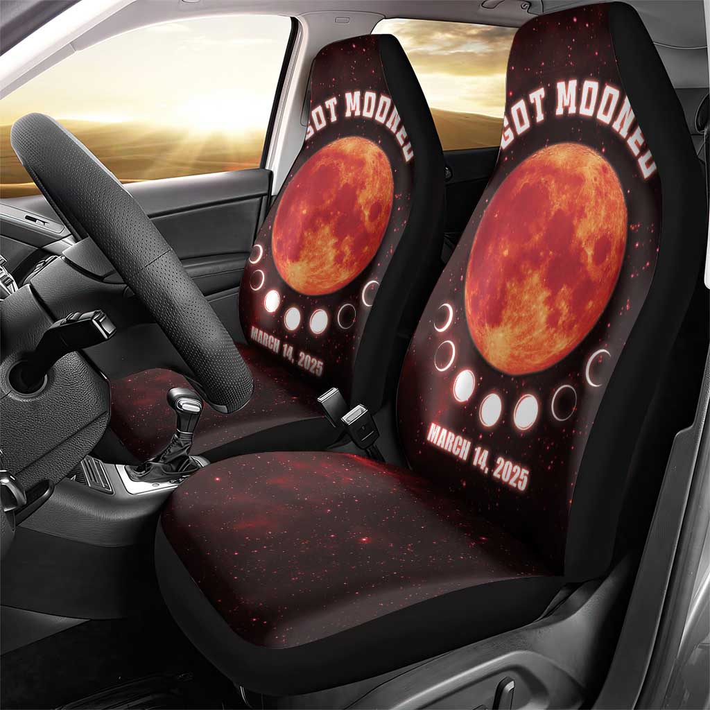 Blood Moon 2025 Car Seat Cover Total Lunar Eclipse