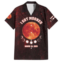 Blood Moon 2025 Family Matching Short Sleeve Bodycon Dress and Hawaiian Shirt Total Lunar Eclipse
