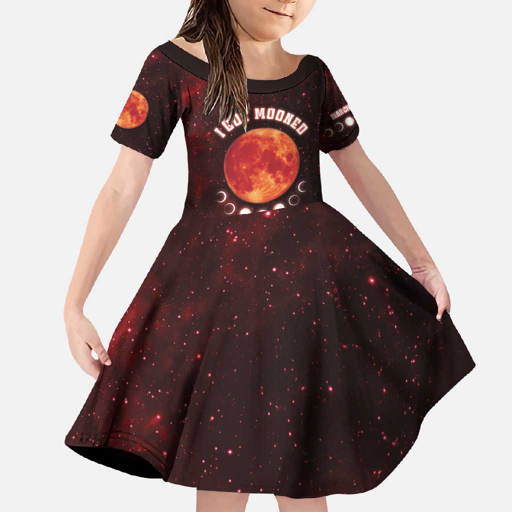Blood Moon 2025 Family Matching Tank Maxi Dress and Hawaiian Shirt Total Lunar Eclipse