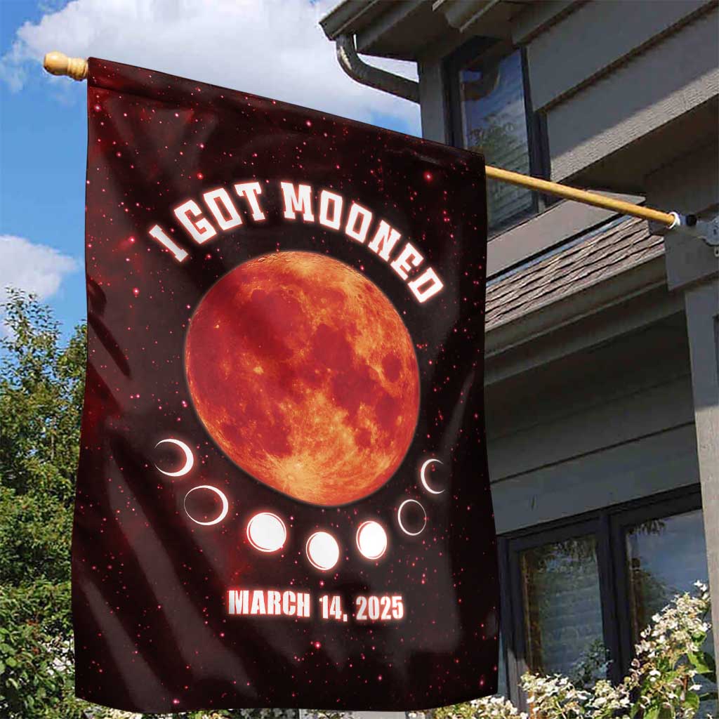 Blood Moon 2025 Garden Flag Total Lunar Eclipse