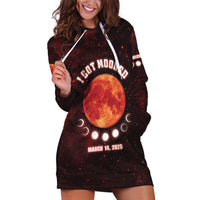 Blood Moon 2025 Hoodie Dress Total Lunar Eclipse