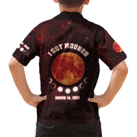 Blood Moon 2025 Kid Hawaiian Shirt Total Lunar Eclipse
