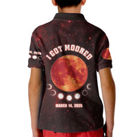 Blood Moon 2025 Kid Polo Shirt Total Lunar Eclipse