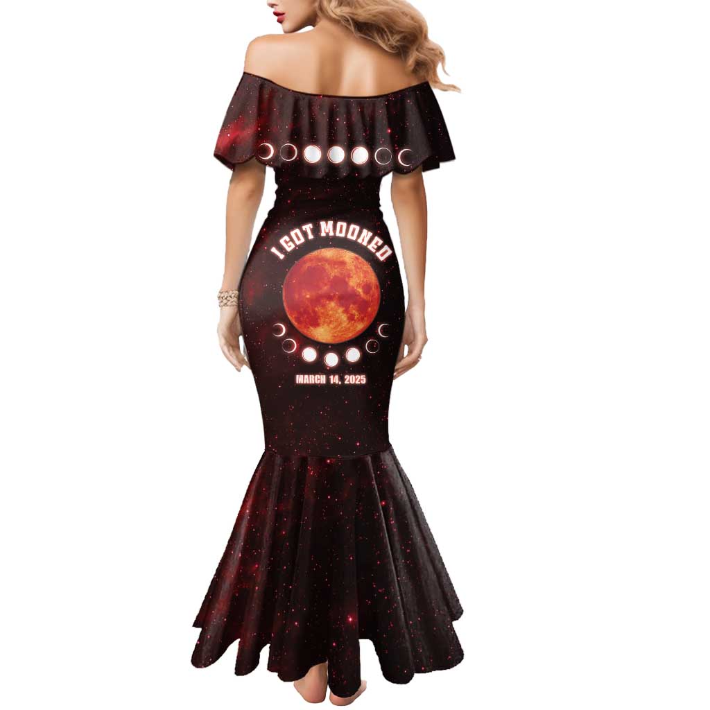 Blood Moon 2025 Mermaid Dress Total Lunar Eclipse