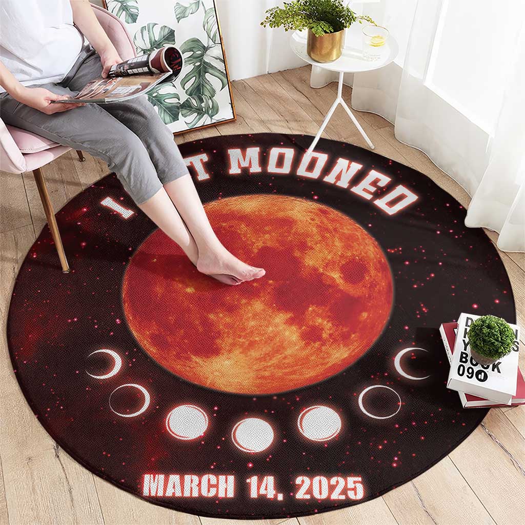 Blood Moon 2025 Round Carpet Total Lunar Eclipse