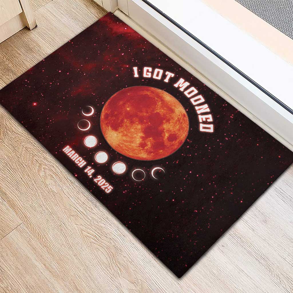 Blood Moon 2025 Rubber Doormat Total Lunar Eclipse