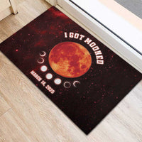 Blood Moon 2025 Rubber Doormat Total Lunar Eclipse