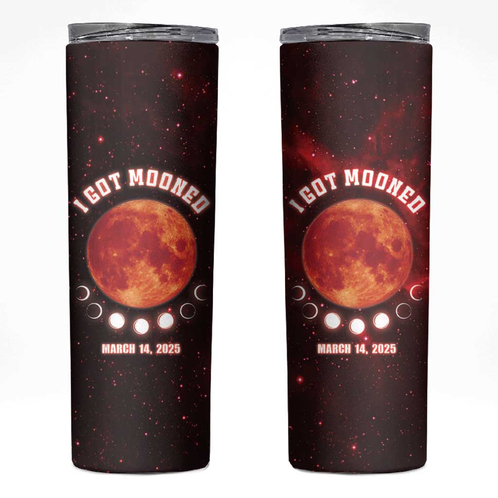 Blood Moon 2025 Skinny Tumbler Total Lunar Eclipse