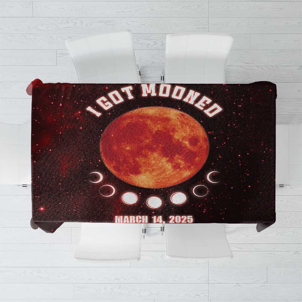 Blood Moon 2025 Tablecloth Total Lunar Eclipse