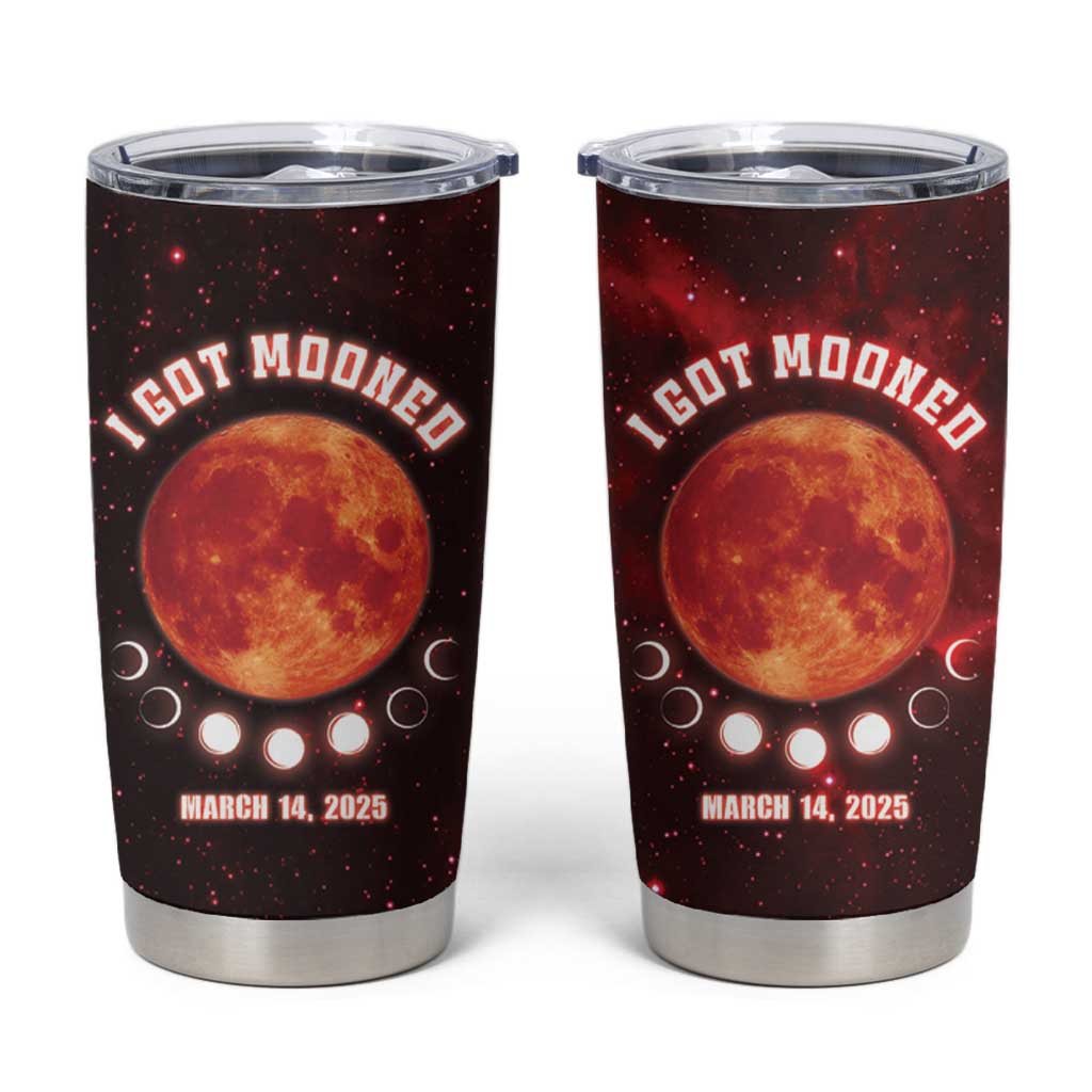 Blood Moon 2025 Tumbler Cup Total Lunar Eclipse