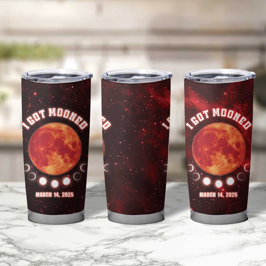 Blood Moon 2025 Tumbler Cup Total Lunar Eclipse