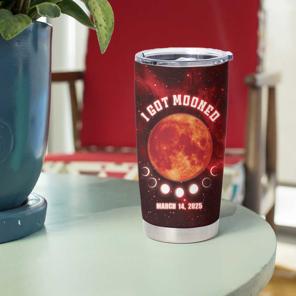 Blood Moon 2025 Tumbler Cup Total Lunar Eclipse
