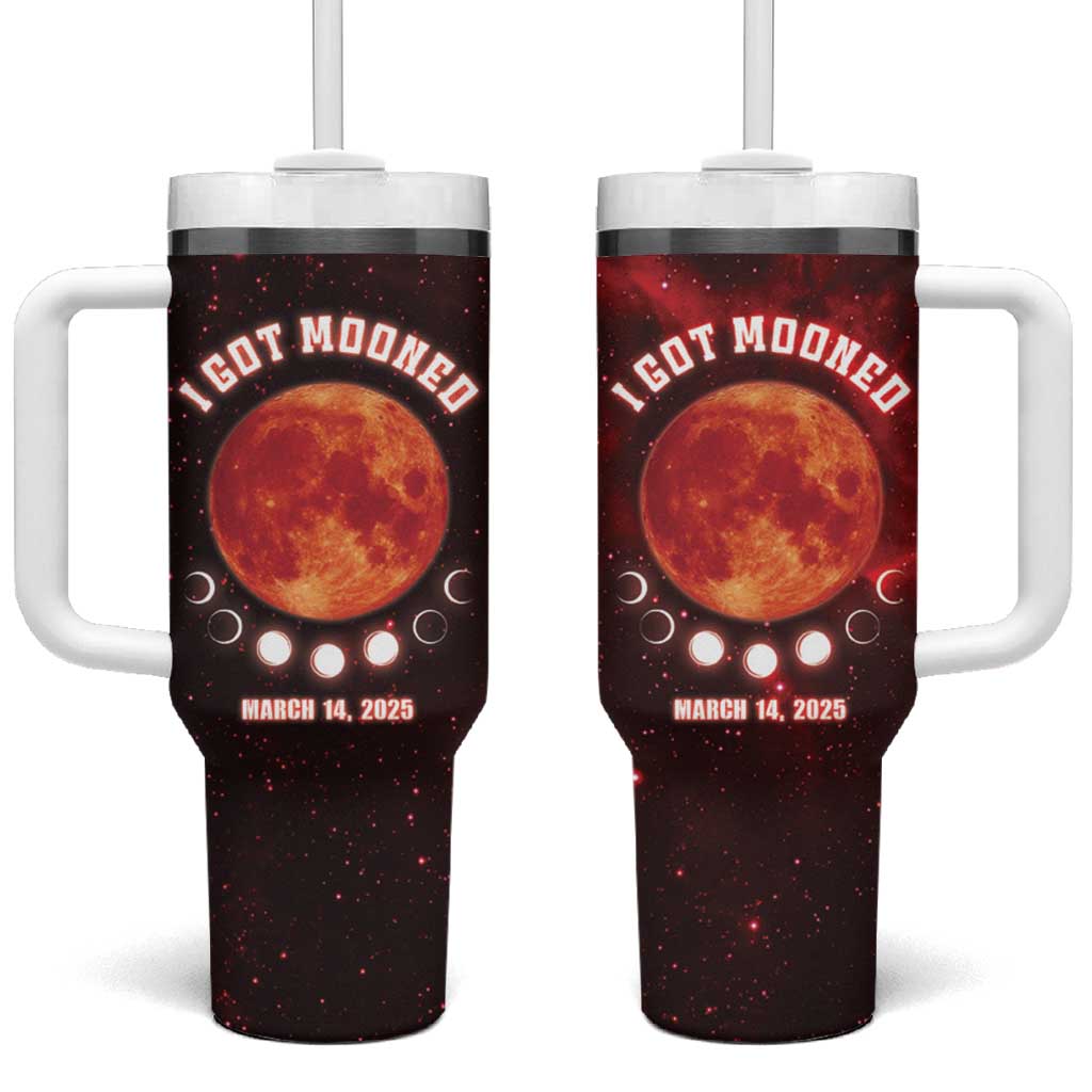 Blood Moon 2025 Tumbler With Handle Total Lunar Eclipse