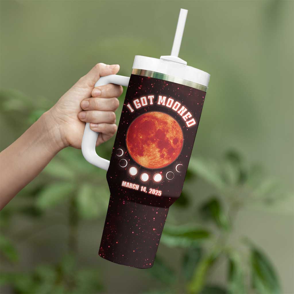 Blood Moon 2025 Tumbler With Handle Total Lunar Eclipse