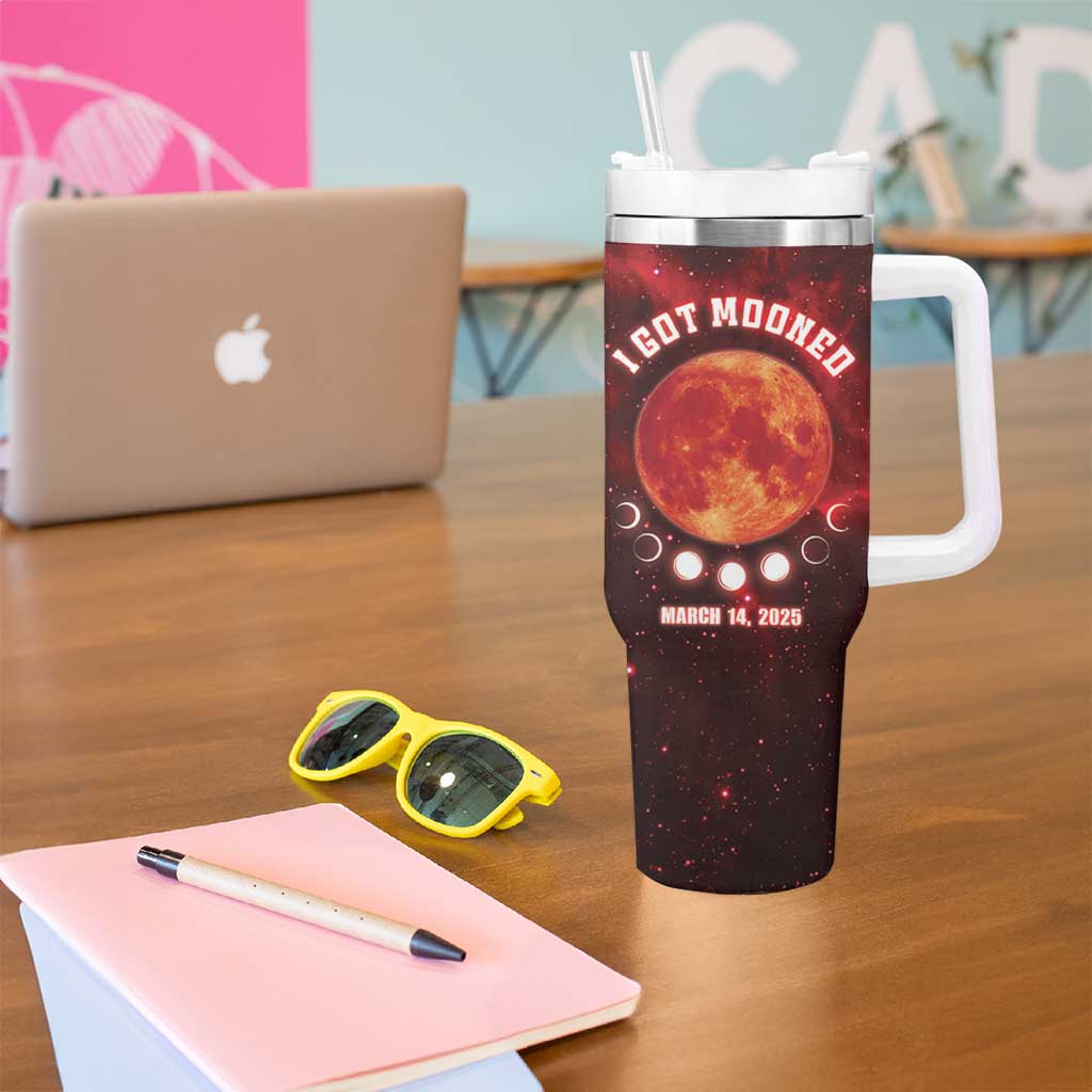 Blood Moon 2025 Tumbler With Handle Total Lunar Eclipse