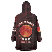 Blood Moon 2025 Wearable Blanket Hoodie Total Lunar Eclipse