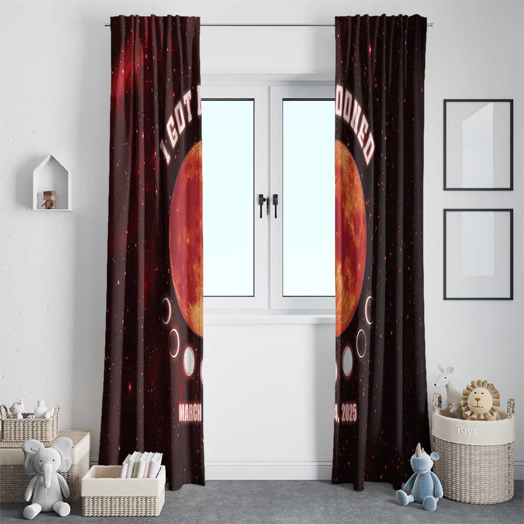 Blood Moon 2025 Window Curtain Total Lunar Eclipse