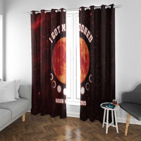 Blood Moon 2025 Window Curtain Total Lunar Eclipse