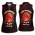 Blood Moon 2025 Women Sleeveless Polo Shirt Total Lunar Eclipse