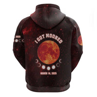 Blood Moon 2025 Zip Hoodie Total Lunar Eclipse
