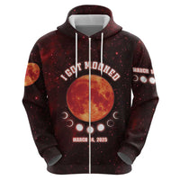 Blood Moon 2025 Zip Hoodie Total Lunar Eclipse