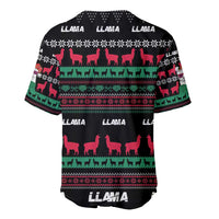 Llama Funny Baseball Jersey Llama Christmas DT04 - Wonder Print Shop