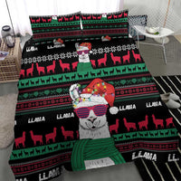 Llama Funny Bedding Set Llama Christmas DT04 - Wonder Print Shop