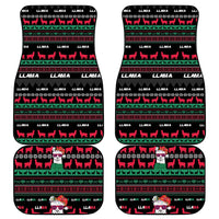 Llama Funny Car Mats Llama Christmas DT04 - Wonder Print Shop