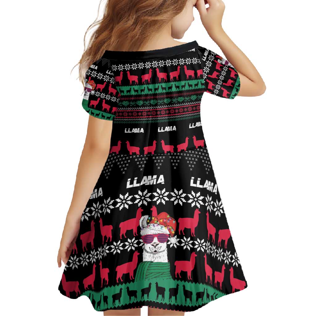 Llama Funny Family Matching Mermaid Dress and Hawaiian Shirt Llama Christmas DT04 - Wonder Print Shop