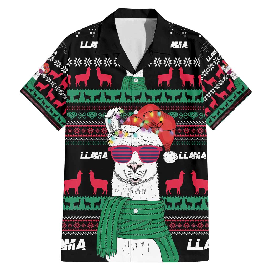 Llama Funny Family Matching Mermaid Dress and Hawaiian Shirt Llama Christmas DT04 - Wonder Print Shop