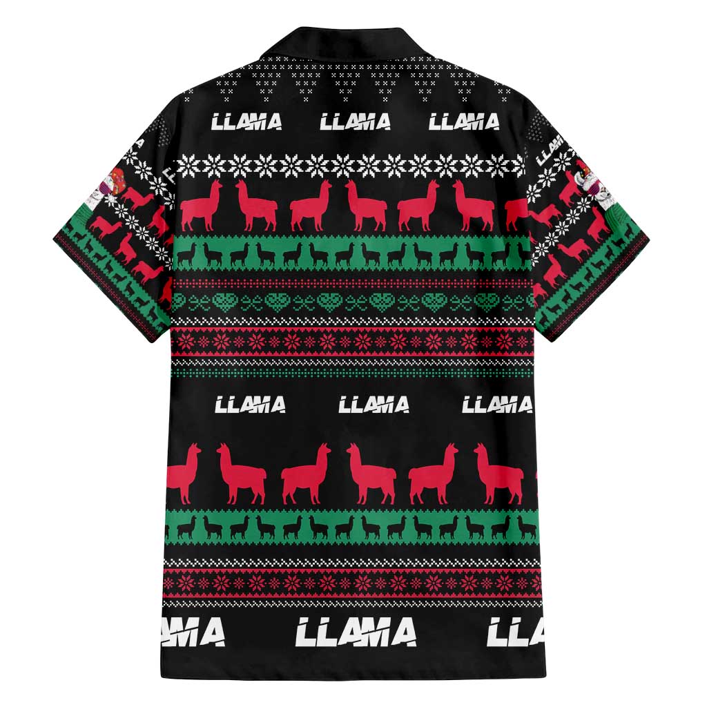 Llama Funny Family Matching Puletasi and Hawaiian Shirt Llama Christmas DT04 - Wonder Print Shop