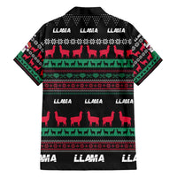 Llama Funny Family Matching Summer Maxi Dress and Hawaiian Shirt Llama Christmas DT04 - Wonder Print Shop