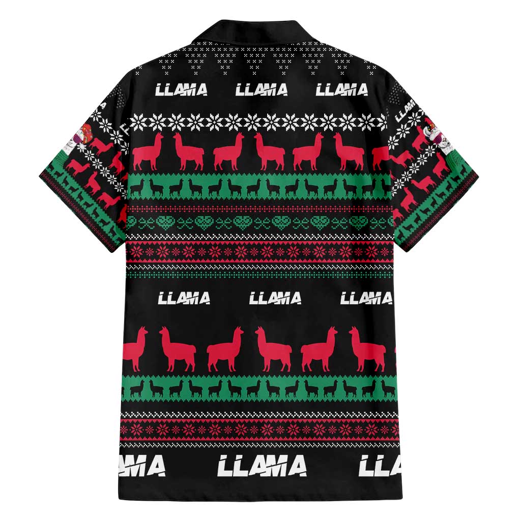 Llama Funny Hawaiian Shirt Llama Christmas DT04 - Wonder Print Shop