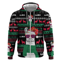 Llama Funny Hoodie Llama Christmas DT04 - Wonder Print Shop