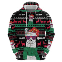 Llama Funny Hoodie Llama Christmas DT04 - Wonder Print Shop