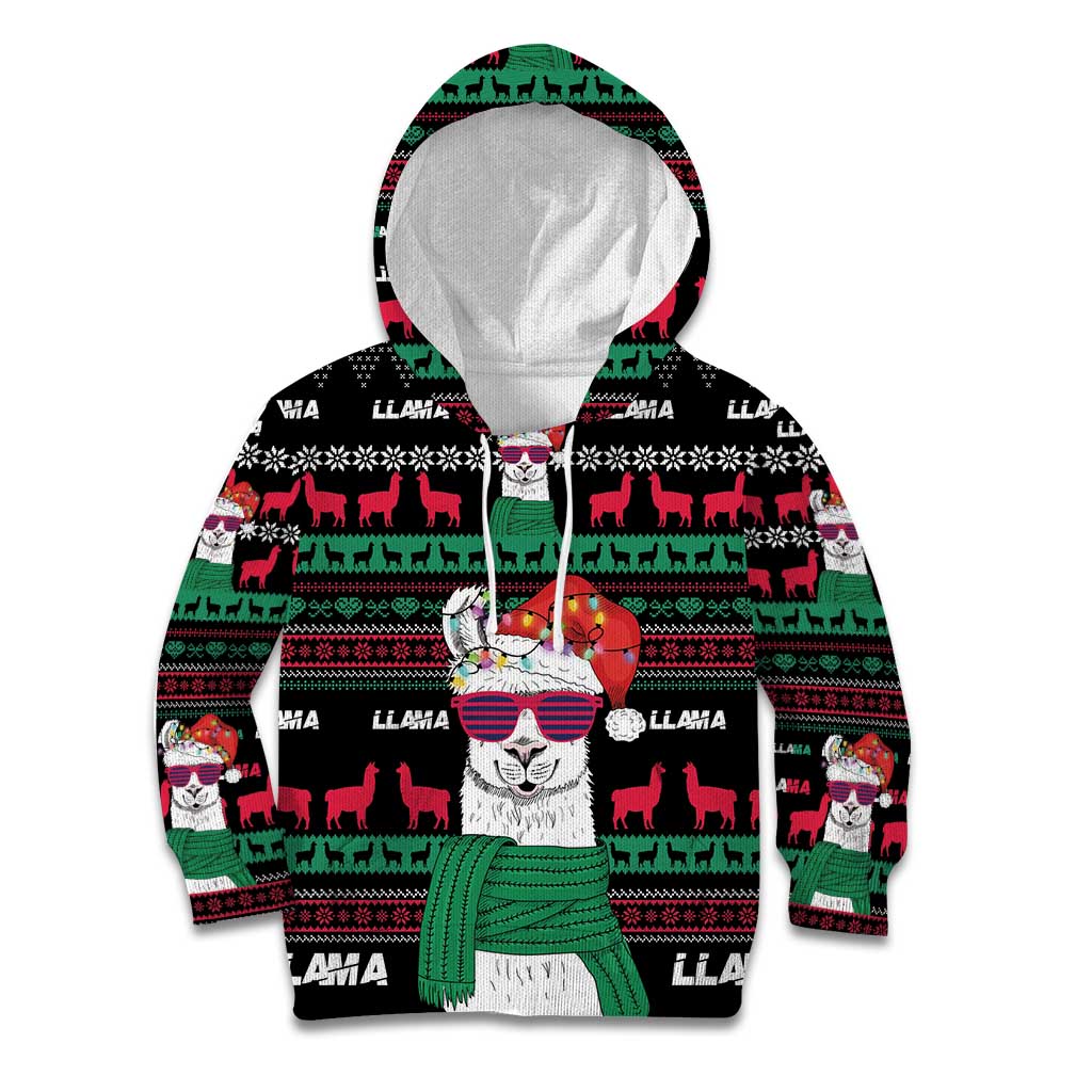Llama Funny Kid Hoodie Llama Christmas DT04 - Wonder Print Shop