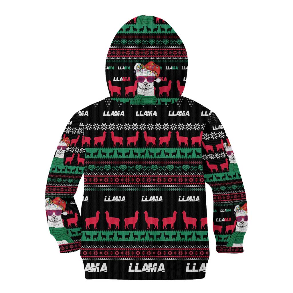 Llama Funny Kid Hoodie Llama Christmas DT04 - Wonder Print Shop